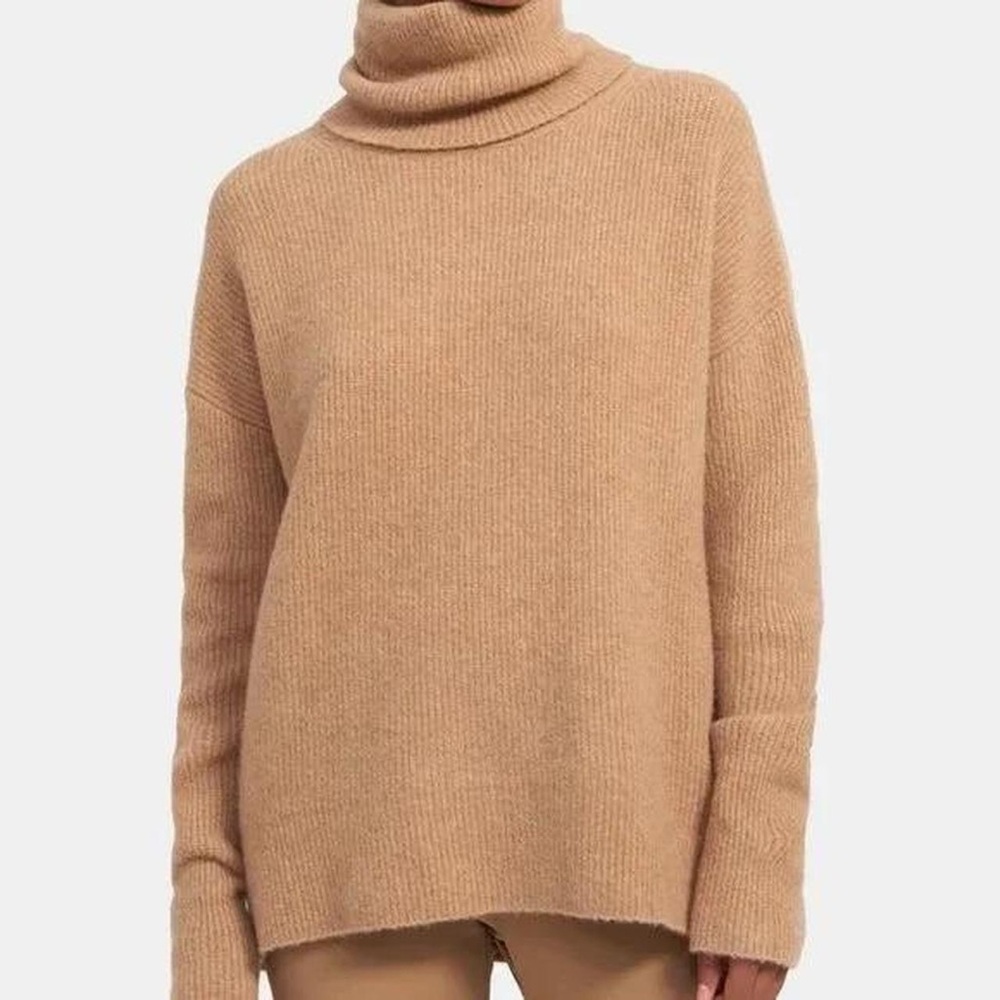 Theory Karenia Merino Wool Turtleneck Sweater P
